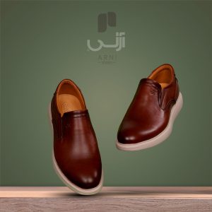 کفش چرم مجلسی مردانه آرنی مدل 184