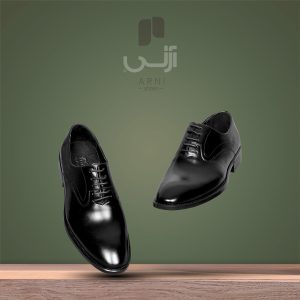 کفش چرم مجلسی مردانه آرنی مدل 233