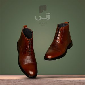 بوت چرم مردانه آرنی مدل 255