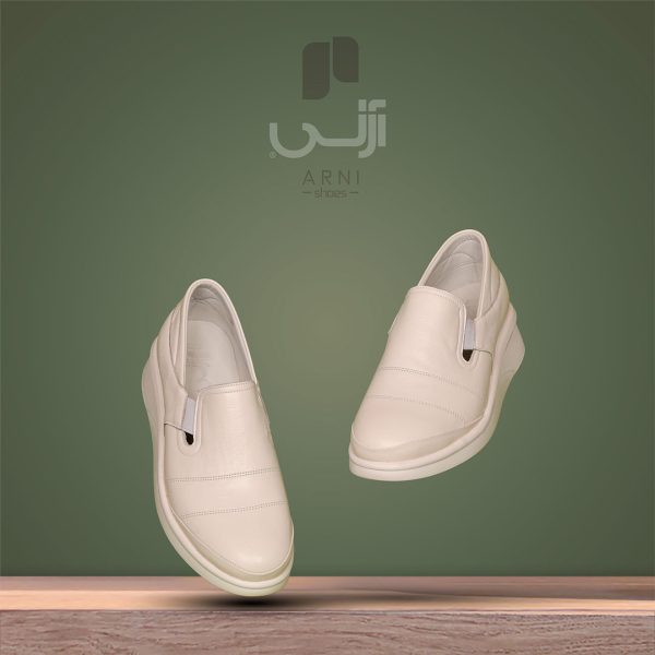 کفش چرم اسپرت زنانه آرنی مدل 604