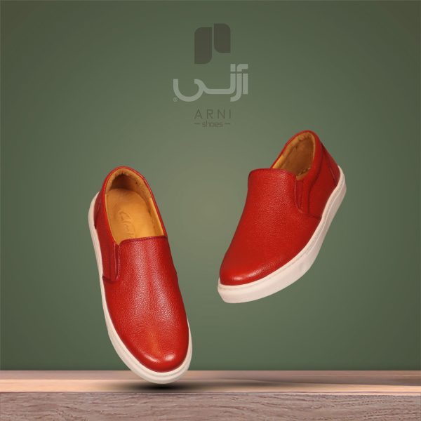 کفش چرم اسپرت زنانه آرنی مدل 651