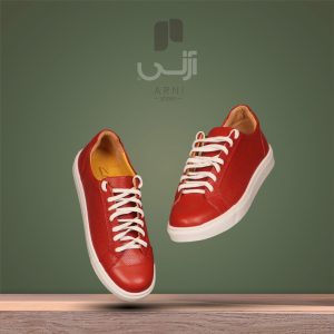 کفش چرم اسپرت زنانه آرنی مدل 694
