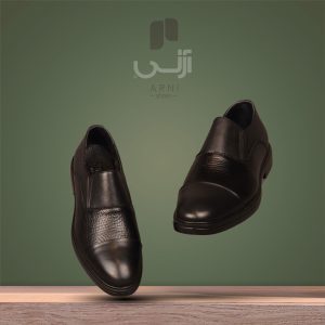 کفش چرم مجلسی مردانه آرنی مدل 358