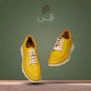 کفش چرم اسپرت زنانه آرنی مدل 715