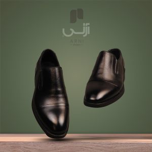 کفش چرم مجلسی مردانه آرنی مدل 385