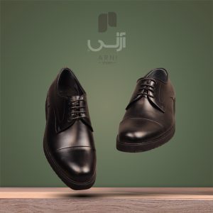 کفش چرم مجلسی مردانه آرنی مدل 386