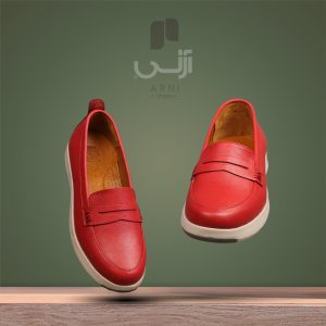 کفش چرم اسپرت زنانه آرنی مدل 743