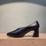 کفش چرم مجلسی پاشنه بلند زنانه مدل F58