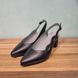 کفش چرم مجلسی پاشنه بلند زنانه مدل F72