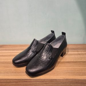 کفش چرم مجلسی پاشنه بلند زنانه مدل F73